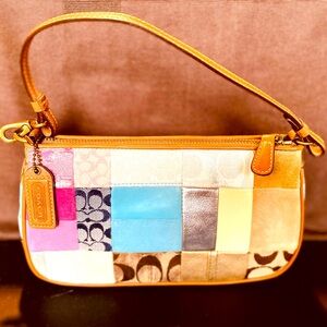 Coach Signature Patchwork Clutch